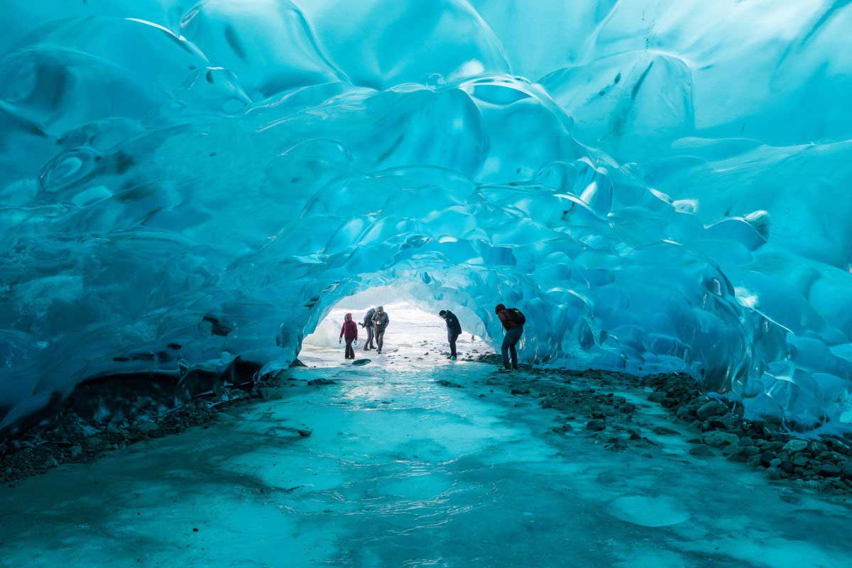 mendenhall glacier ice cave tours
